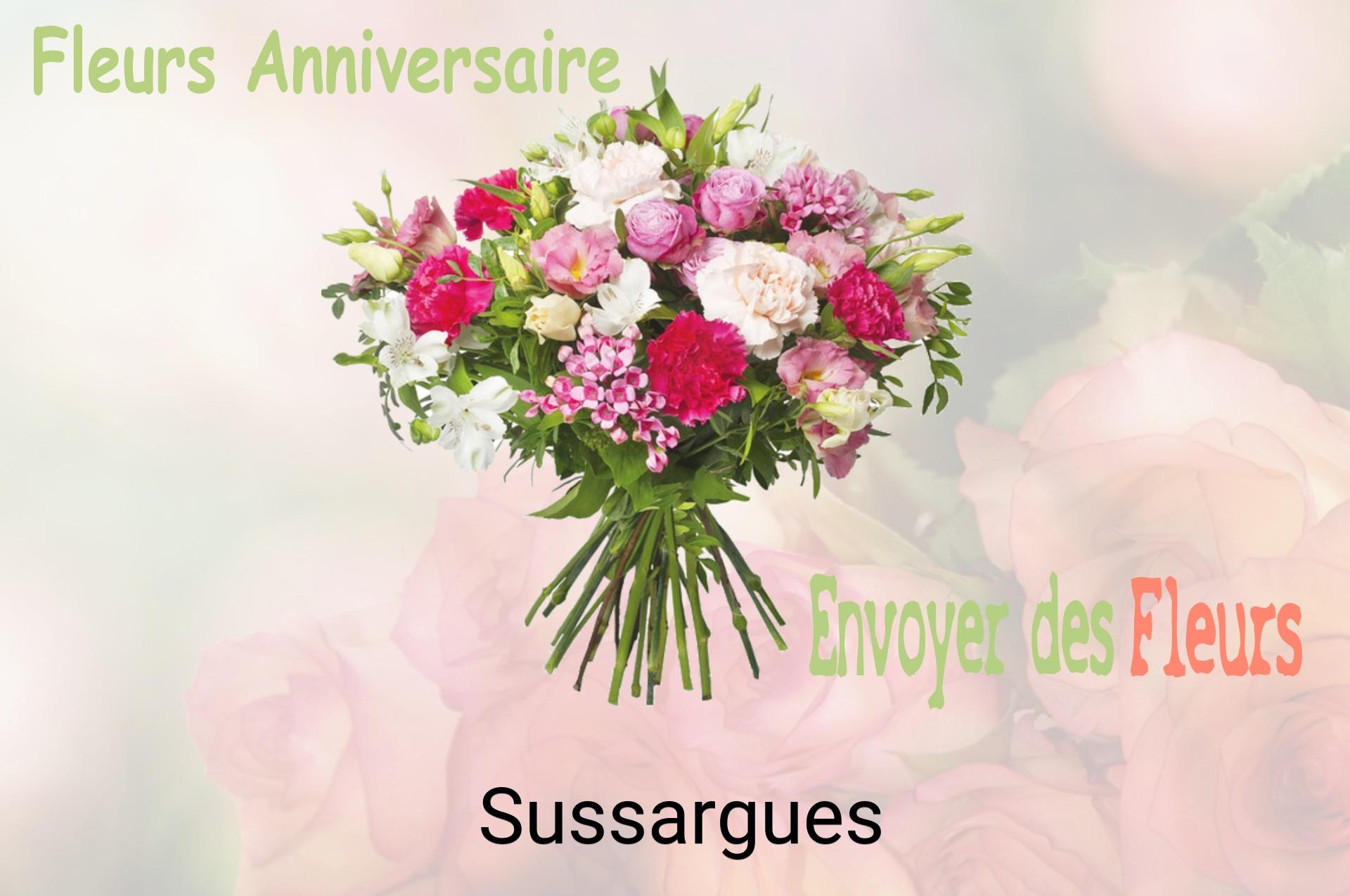Bouquet de fleurs d’anniversaire livré à Sussargues